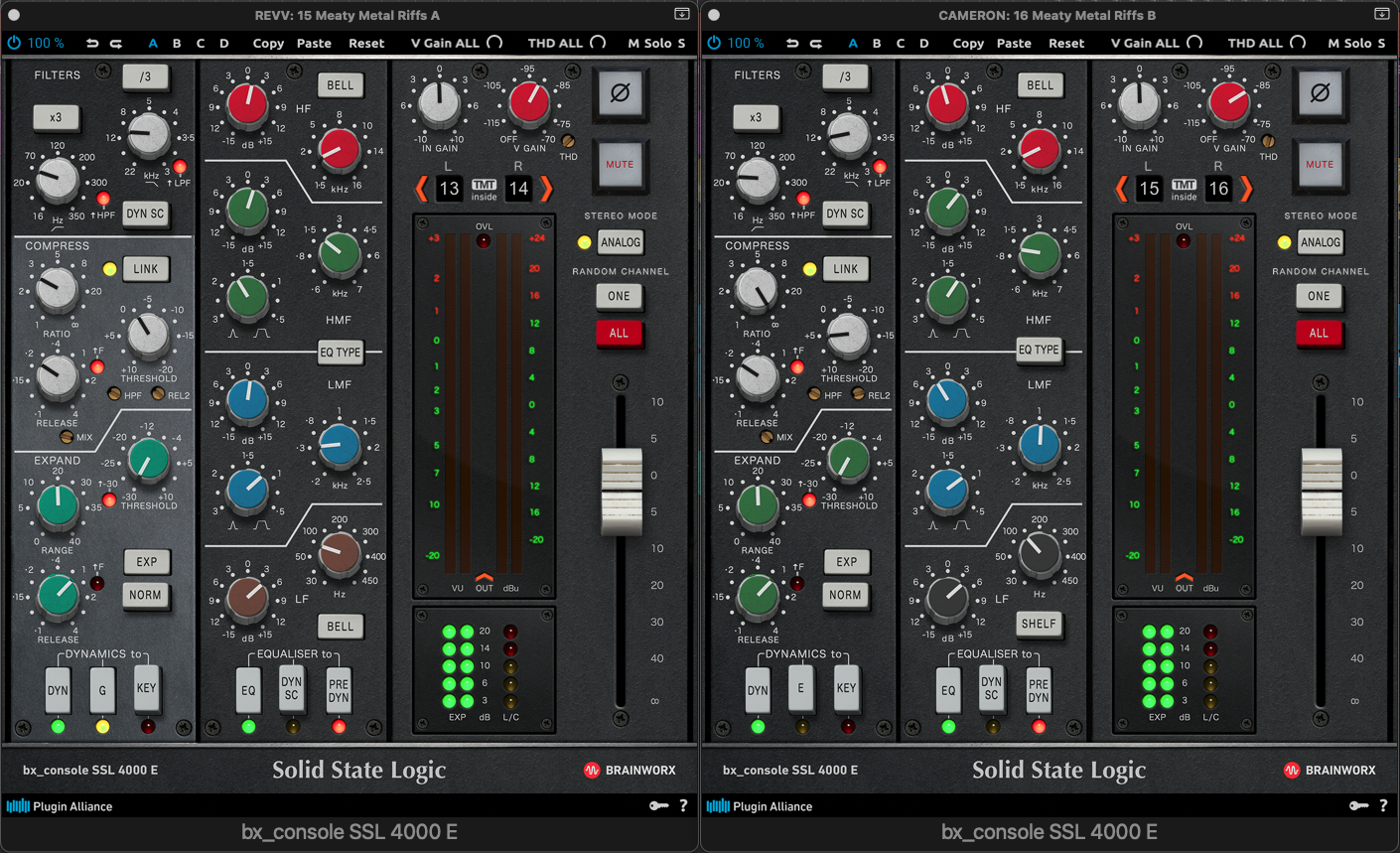 noisetherapy guitar ssl strips plugins
