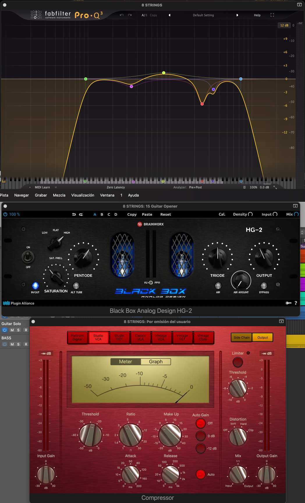 guitars bus plugins